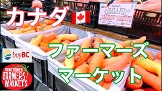 【新鮮野菜】ファーマーズマーケット🇨🇦カナダ地産地消の取り組み🍆🍅