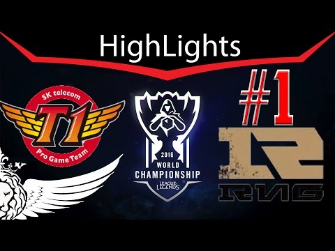 SKT vs RNG Quarterfinals Game #1 Highlights & Summary 2016 World Championship