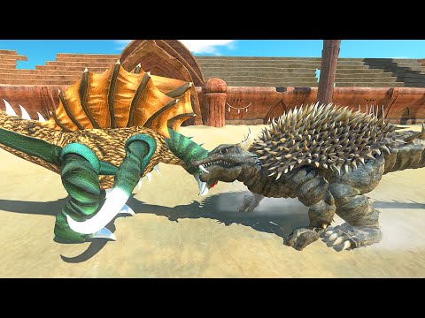 GIGIAN vs ANGUIRUS AT THE ARENA - Animal Revolt Battle Simulator