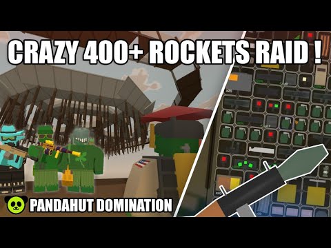 Unturned | Pandahut #4 Domination | Insane 400+ Rockets Raid