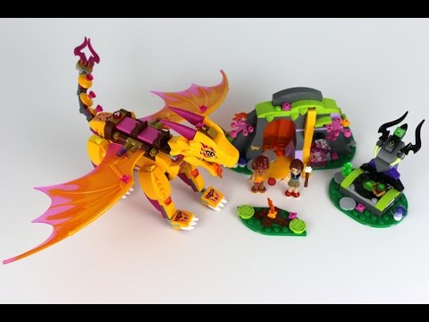 LEGO Elves 2016: Fire Dragon's Lava Cave - REVIEW! (41175)