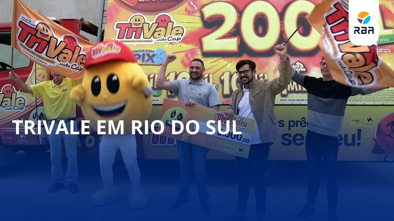 Sorte bate à porta de morador de Rio do Sul