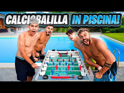 ⚽️ TORNEO di CALCIO BALILLA in PISCINA! 💦