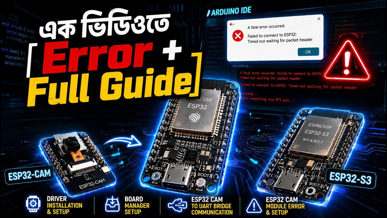 ESP32 Type-C 30 Pin Guide Video
