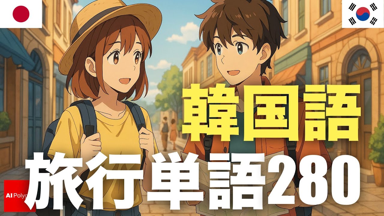 韓国語旅行単語280 | 聞き流し | 第二外国語 | 音声学習 | リスニング練習 韓国語旅行単語280 | 聞き流し | 第二外国語 | 音声学習 | リスニング練習