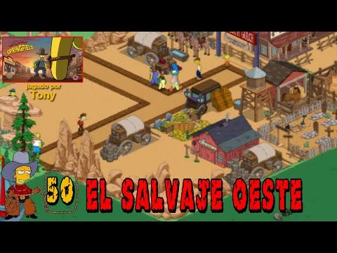 Los Simpson Springfield "El Salvaje Oeste, Cap. 50: "Las decoraciones y Fin del Evento" por Tony