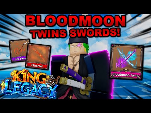 Getting The *NEW* Bloodmoon Twin Swords In Roblox King Legacy... Here's What Happened!