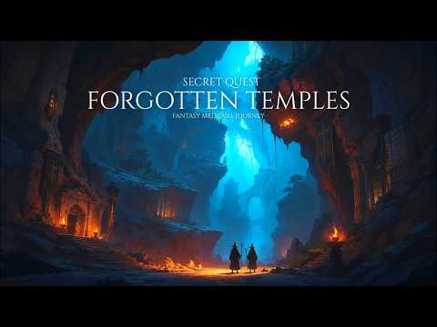 Secret Quest Forgotten Temples | Soft Fantasy Medieval Music for Study & Peaceful Journey
