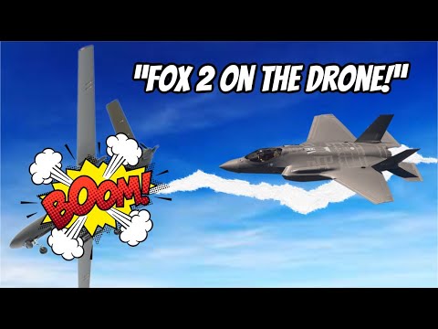 Marine Corps F-35C Shoots Down Iranian Drone