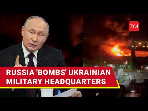 Russia's Ballistic Attack On Ukrainian Military HQ; Plumes Of Smoke Fill Odesa's Sky