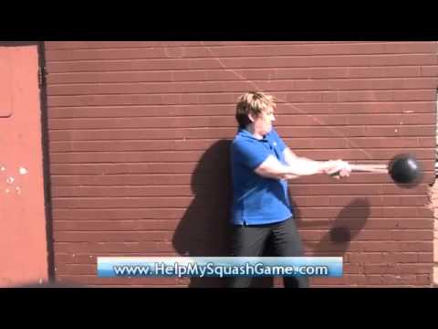 Help My Squash Game Show #20 Tornado Ball Demo Squash Tips from Barb Cooper
