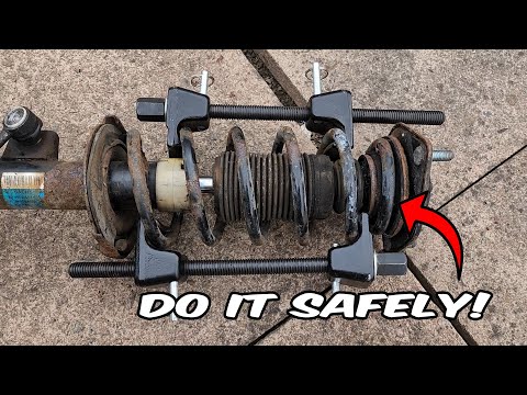 How to Compress a Strut Spring (and Also Change a Strut!) 🚗