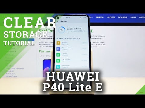 How to Clean Storage in HUAWEI P40 Lite E