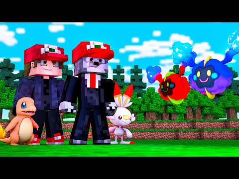 Minecraft : Liga Pokemon Ep. 2 - PRIMEIRO LENDÁRIO SUPER RARO APARECEU!!