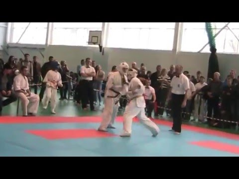 Сухов Руслан, финал.  Чемпионат и Первенство СКФО по Кёкусин-кан