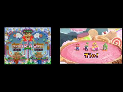 Mario Party 1-10/Superstars All Draw/Tie Comparison