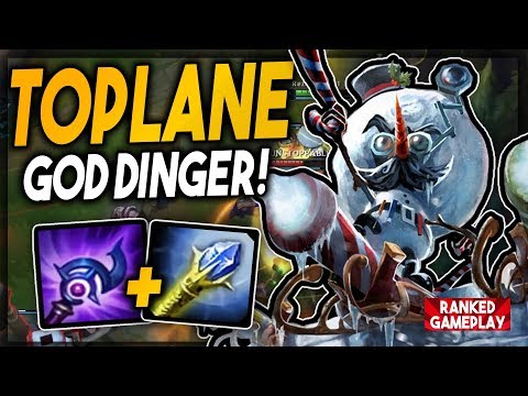HEIMERDINGER IS THE KING OF TOPLANE? BIG DIRTY DONGER DIVES! - League of Legends