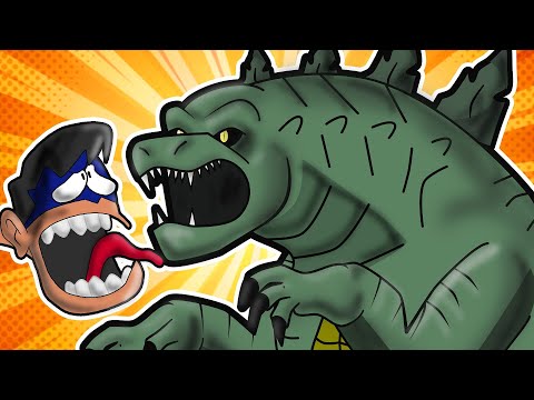 Godzilla Vs Capitão Prego | Capitão Prego: Desenho Animado de Super Herói em Português