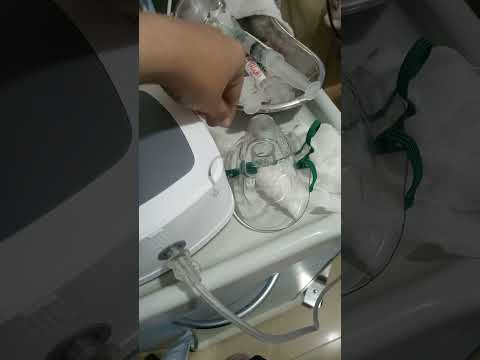 Nebulizer contain 10 drops of Ventolin (salbutamol)and whole ampoule of atom that is clenil#itc