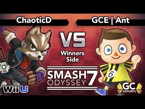 UCSB Smash Odyssey 7 - GCE | Ant vs ChaoticD - Winners - Wii U