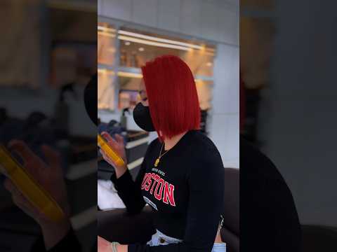 Cherry Red Hair Color | Vibrant Red Hair by KL Salon (Seri Kembangan • Bukit Jalil）