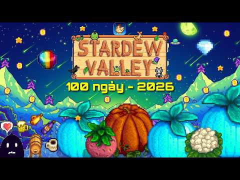 100 Days Wandering Through Stardew Valley (A Perfect 100% Journey)