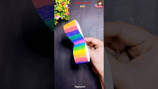 Diy Easy kids flying paper craft🪀😨#shorts #youtubeshorts #trending#funny #diy #craft #kids #ytshorts