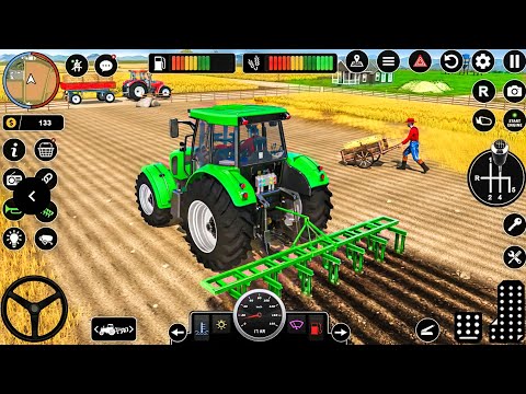 Modern Farm Tractor Driving Games - Farming Tractor 3D #5 - Android Gameplay