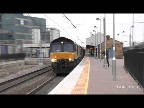 66850 On 6J37 Carlisle - Chirk At Warrington Bank Quay 02/03/2013