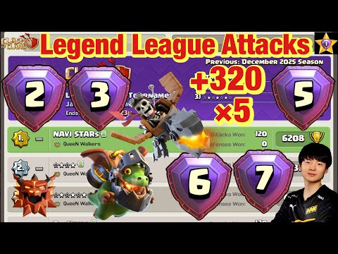 Legend League Attacks February Season Day19 DRAGON RIDER TOTEM With Army Link