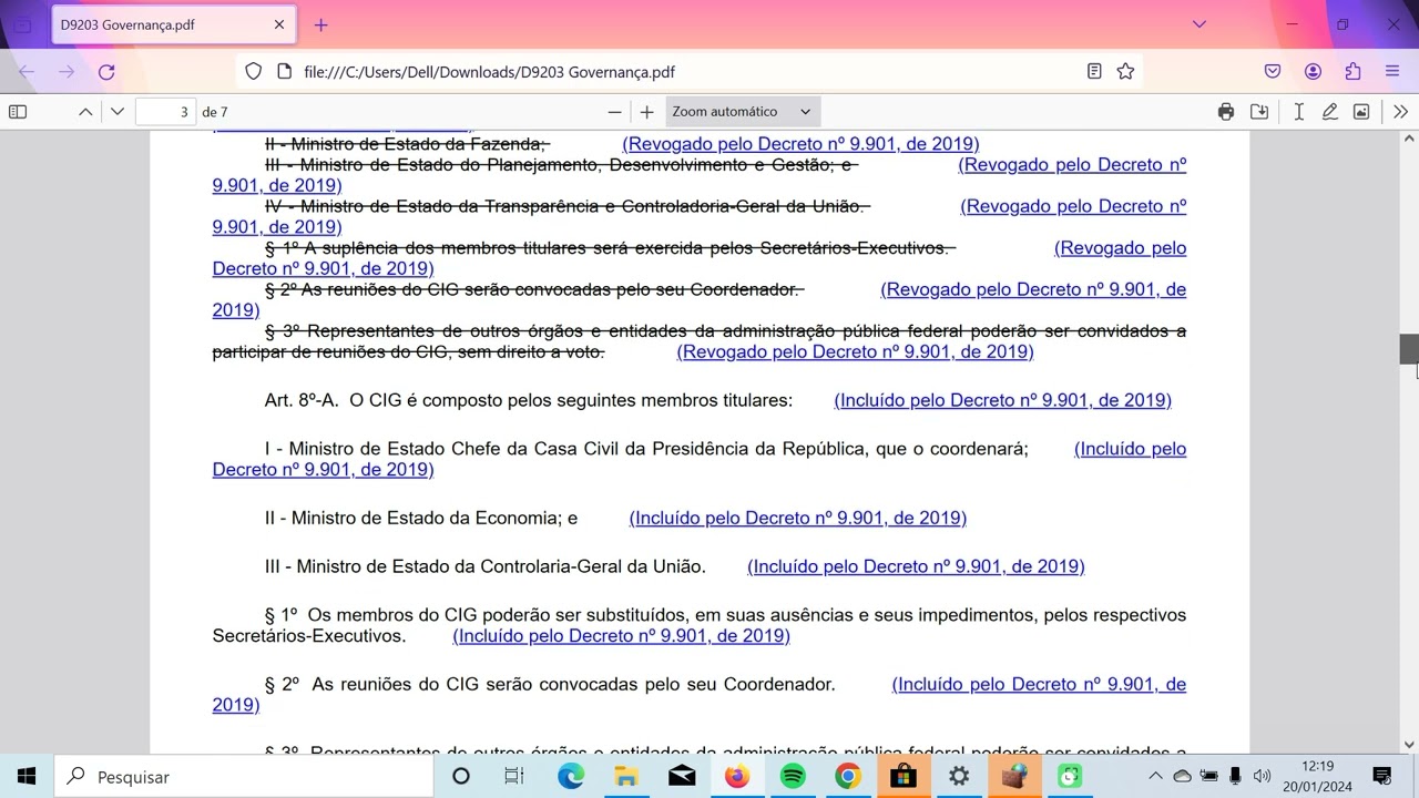 Decreto 9.203/2017 Política de Governança