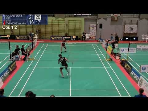 Match point - Ksenia Polikarpova vs. Veronika Dobiášová - WS, SF – Israel Open 2022