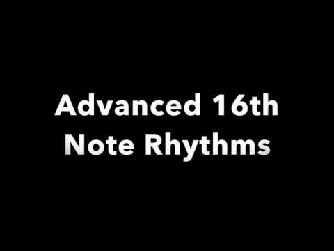 Advanced 16th Note Rhythms