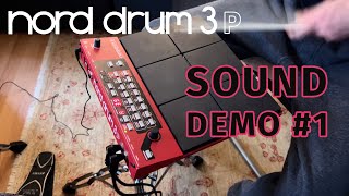 Video thumbnail for Nord Drum 3P - Sound Demo #1 by Tarik Keskin