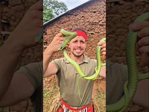 Becoming a Wonunguli 🐍🤯 🇹🇿  #snake #tribe #wonunguli #tribe #boomslang  #venomous  #tanzania