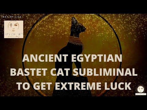 ⚠️Powerful Ancient Egyptian Goddess Bastet/ Bast Cat Subliminal To Get Extreme Luck / Healing Energy