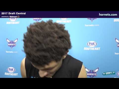 Justin Jackson interview after Draft Workout for the Hornets