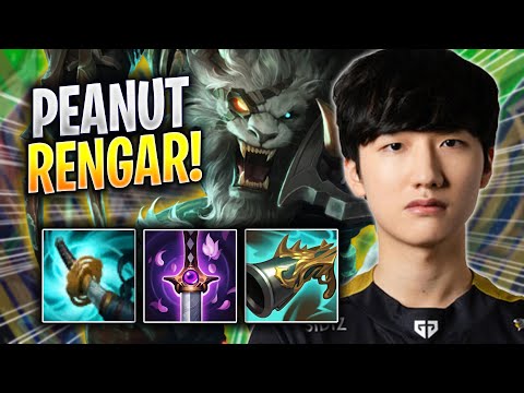 PEANUT TRIES RENGAR WITH NEW ITEMS! - GEN Peanut Plays Rengar JUNGLE vs Kindred! | Season 2023