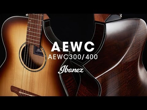 AEWC400 Acoustic/Electric Guitar - Indigo Blue Burst High Gloss