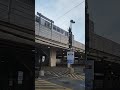 (pt 15/50) CTA L-Trains from the ground floor 6PM Rush Hour Part 2