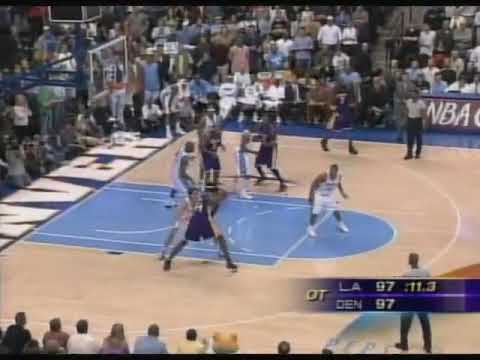 11. Kobe Bryant Game Winner over TWO DEFENDERS vs Nuggets - November 3, 2005 (WTF is Kwame Doing)