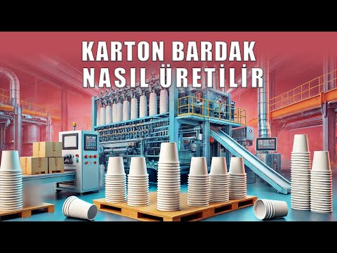 Karton Bardak Üretimi Nasıl Yapılır 🏭✨