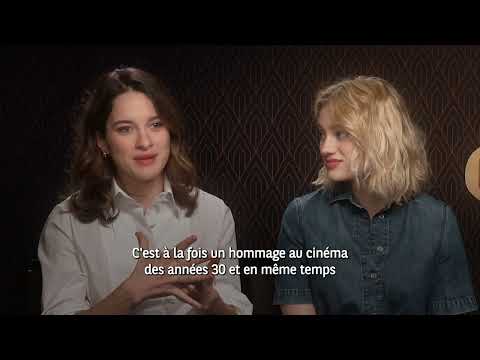 Interview de Rebecca Marder et Nadia Tereszkiewicz - MON CRIME