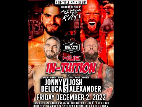 Jonny DeLuca vs. Josh Alexander 2022