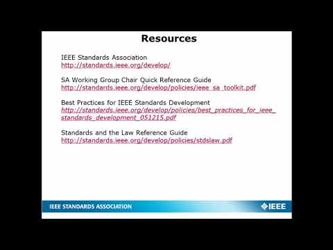 IEEE Photonics Society Intro to Standards Webinar Replay