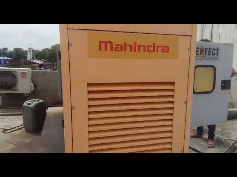 Working Video of Mahindra Diesel Generator