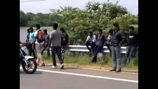 preview picture of video 'bike stunt rider in Sri lanka .'