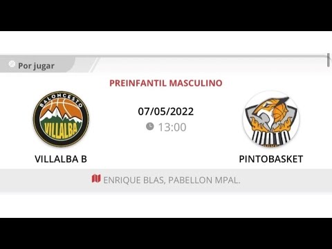 Preinfantil masc B VILLALBA - PINTOBASKET