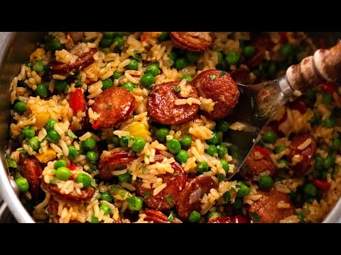 One Pot Smoked Sausage and Rice