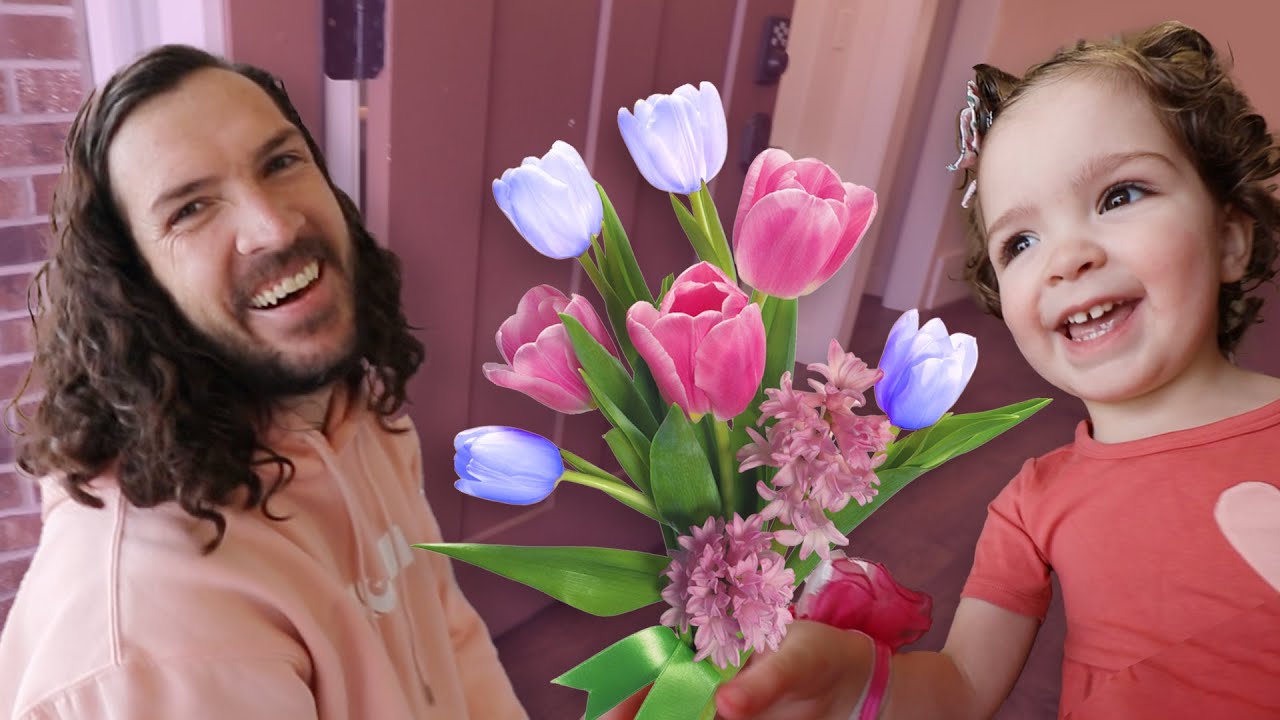 🌷 DADDY DAUGHTER DATE 🌷  Adley & Navey Spa Day with Dad! Niko Bear and Mom play games at the Arcade